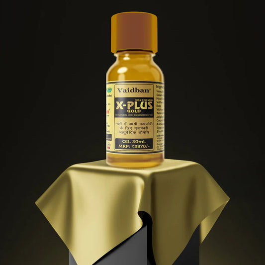 X Plus Gold Oil - Pure Ayurvedic Massage Oil For Men  - 20ml